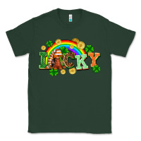Sports Green lucky gnome St. Patricks Day Classic Tee - FaDigitalArtStudio