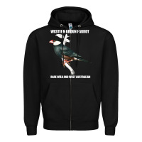 Western Ground Parrot Rare Wild And West Australian Zipper Hoodie | Teevron