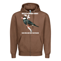 Chestnut western ground parrot rare wild and west australian Zipper Hoodie - Bettercallsaul