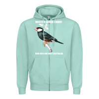 Seafoam western ground parrot rare wild and west australian Zipper Hoodie - Bettercallsaul