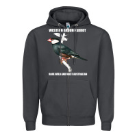 Smoke western ground parrot rare wild and west australian Zipper Hoodie - Bettercallsaul