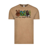 Vintage Coffee Peace Love Malayan Sun Bear Vintage Tee - LillyAllenDesigns