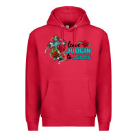 Cardinal leave judgin to jesus Premium Hoodie - BarkalooDesign