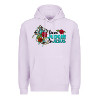 Lilac leave judgin to jesus Premium Hoodie - BarkalooDesign