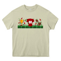 Trophy Cup American Football Uniform Libbey Glass Heavy Core Tee | Teevron
