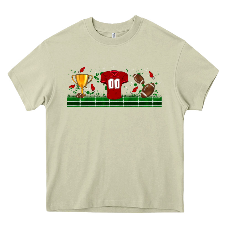 Trophy Cup American Football Uniform Libbey Glass Heavy Core Tee by BundleAndBundleShop | Teevron