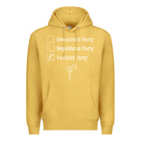 Antique Gold democratic republican cocktail party funny Premium Hoodie - artisFamous