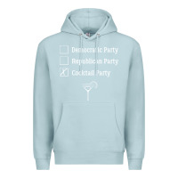 Blue Mist democratic republican cocktail party funny Premium Hoodie - artisFamous