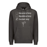 Democratic Republican Cocktail Party Funny Premium Hoodie | Teevron