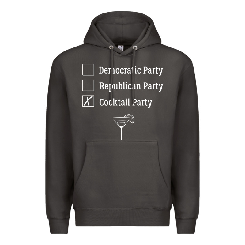 Democratic Republican Cocktail Party Funny Premium Hoodie by artisFamous | Teevron