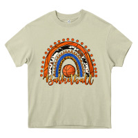 Mossy Basketball Rainbow Heavy Core Tee - RanaPortraitStore