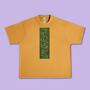 Zebra Urban Heavy Tee Designed By Lillyallendesigns