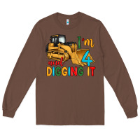 Chestnut i'm 4 and digging it Long Sleeve Tee - Artiststas