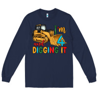 Navy i'm 4 and digging it Long Sleeve Tee - Artiststas