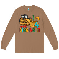 Toasted Coconut i'm 4 and digging it Long Sleeve Tee - Artiststas