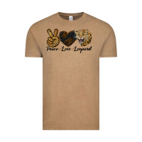 Vintage Coffee Peace Love Lion Head Vintage Tee - LillyAllenDesigns