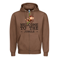 Chestnut Welcome To The Jungle Zipper Hoodie - Bettercallsaul