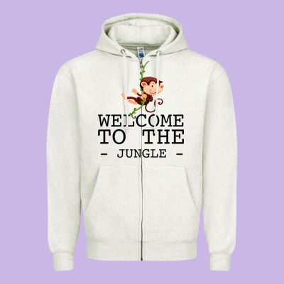 Welcome To The Jungle Zipper Hoodie Designed By Bettercallsaul