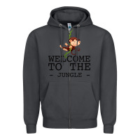 Smoke Welcome To The Jungle Zipper Hoodie - Bettercallsaul