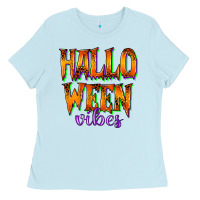 Baby Blue halloween vibes Ladies Tee - RacoonDesign