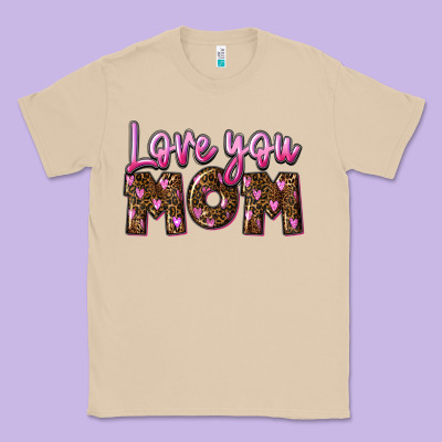 Love You Mom Mother's Day Classic Tee Designed By Fadigitalartstudio