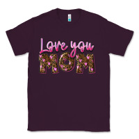 Plum Love you mom Mother's Day Classic Tee - FaDigitalArtStudio