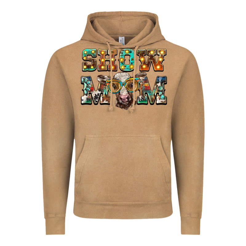 Show Mom Brown Calf Eye Glasses Vintage Hoodie by BarkalooDesign | Teevron