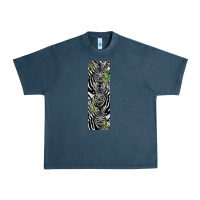 Midnight Navy zebra Urban Heavy Tee - LillyAllenDesigns