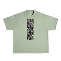 Oil Green zebra Urban Heavy Tee - LillyAllenDesigns