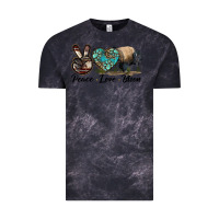 Cloud Black Peace lLve Bison Vintage Tee - LillyAllenDesigns