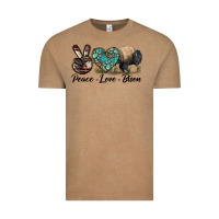 Vintage Coffee Peace lLve Bison Vintage Tee - LillyAllenDesigns
