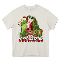 Cream first christmas Heavy Core Tee - FaDigitalArtStudio