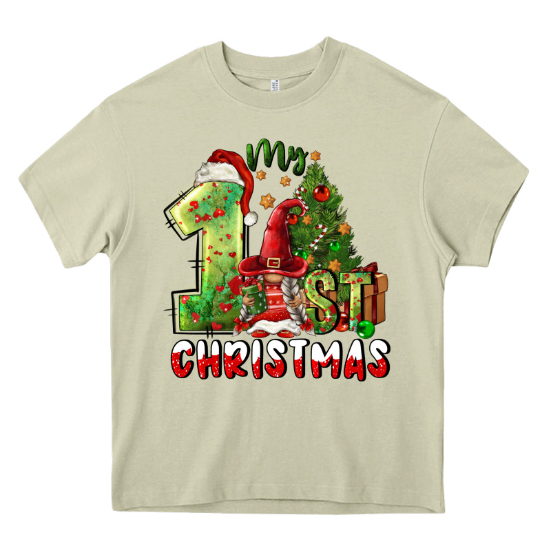First Christmas Heavy Core Tee by FaDigitalArtStudio | Teevron