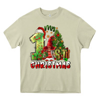 Mossy first christmas Heavy Core Tee - FaDigitalArtStudio