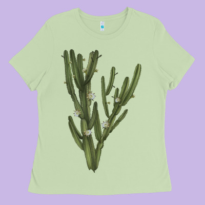 Cereus Jamacaru Ladies Tee Designed By Lillyallendesigns