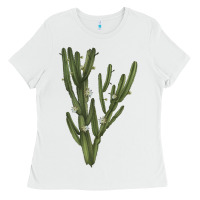 White cereus jamacaru Ladies Tee - LillyAllenDesigns