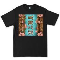 Black Western Mama Pink Roses Mother's Day Premium Tee - LillyAllenDesigns