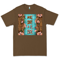 Cacao Western Mama Pink Roses Mother's Day Premium Tee - LillyAllenDesigns