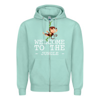 Seafoam Welcome To The Jungle Zipper Hoodie - Bettercallsaul