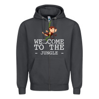 Smoke Welcome To The Jungle Zipper Hoodie - Bettercallsaul