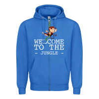 True Royal Welcome To The Jungle Zipper Hoodie - Bettercallsaul