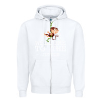 White Welcome To The Jungle Zipper Hoodie - Bettercallsaul