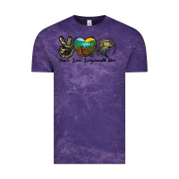 Cloud Purple peace love largemouth bass Vintage Tee - LillyAllenDesigns