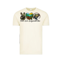 Vintage Arctic peace love largemouth bass Vintage Tee - LillyAllenDesigns
