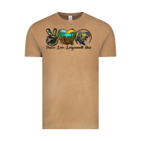 Vintage Camel peace love largemouth bass Vintage Tee - LillyAllenDesigns