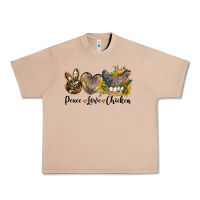 Burro peace love chicken Urban Heavy Tee - LillyAllenDesigns