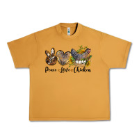 Peanut Butter peace love chicken Urban Heavy Tee - LillyAllenDesigns