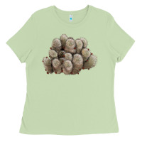Matcha brown flowered cactus Ladies Tee - LillyAllenDesigns
