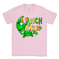 Bubblegum Pink I pinch back with crab st. patricks day Classic Tee - FaDigitalArtStudio
