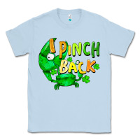 Dusty Blue I pinch back with crab st. patricks day Classic Tee - FaDigitalArtStudio
